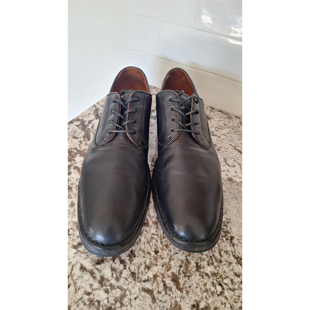 John Varvatos‎ Black Leather Derby Shoes size 13